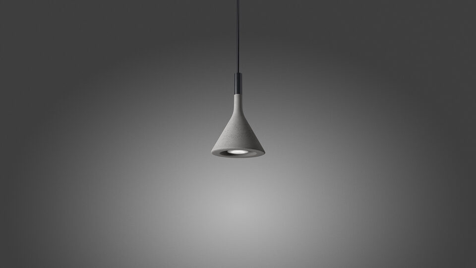 Бетонный подвес Aplomb, дизайн Lucidi & Pevere для Foscarini (2010)