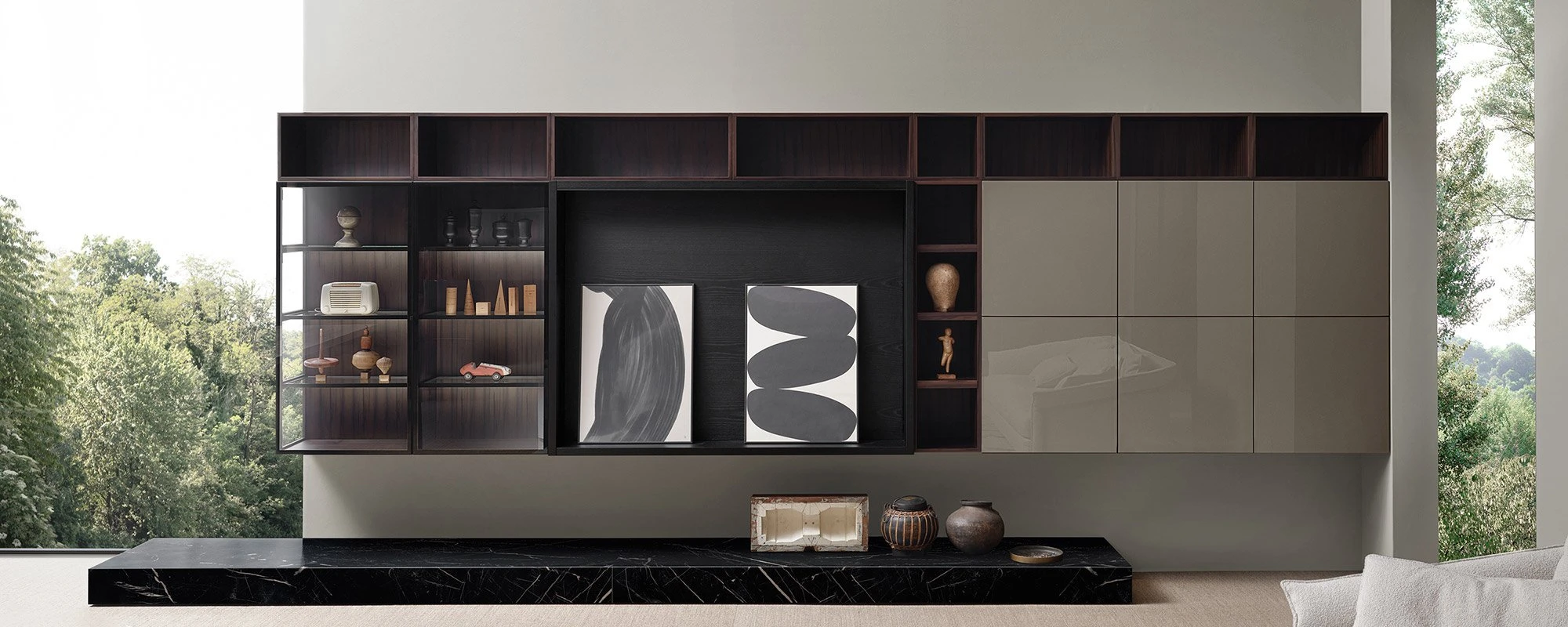 Dining minimalist cu piese din lemn masiv