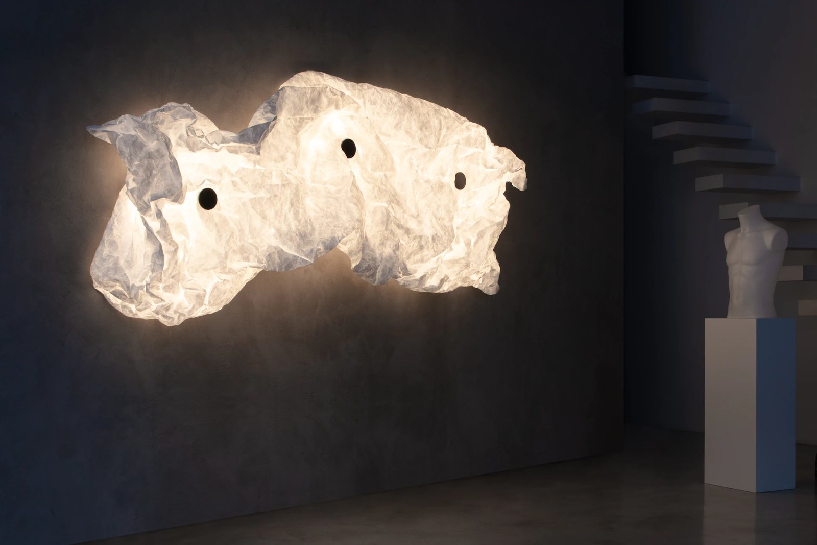Flos Maap — aplica de perete Erwan Bouroullec din Tyvek