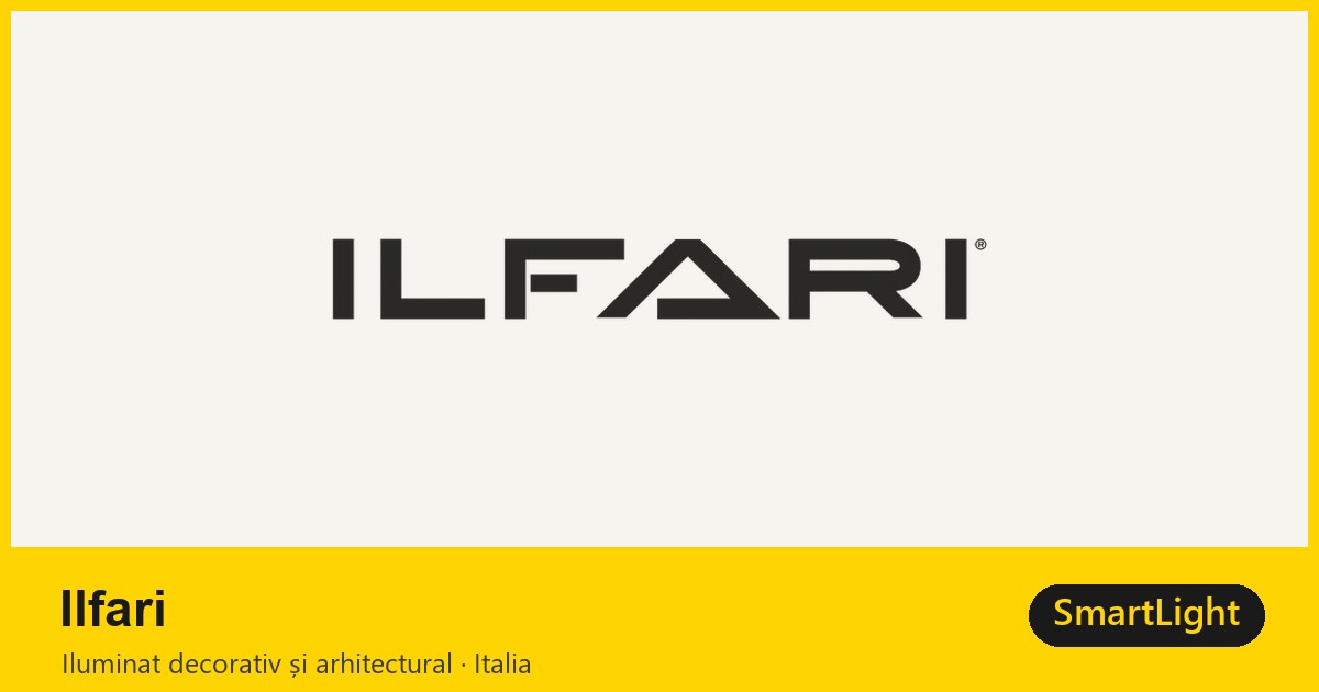 Ilfari — iluminat decorativ handmade din Olanda