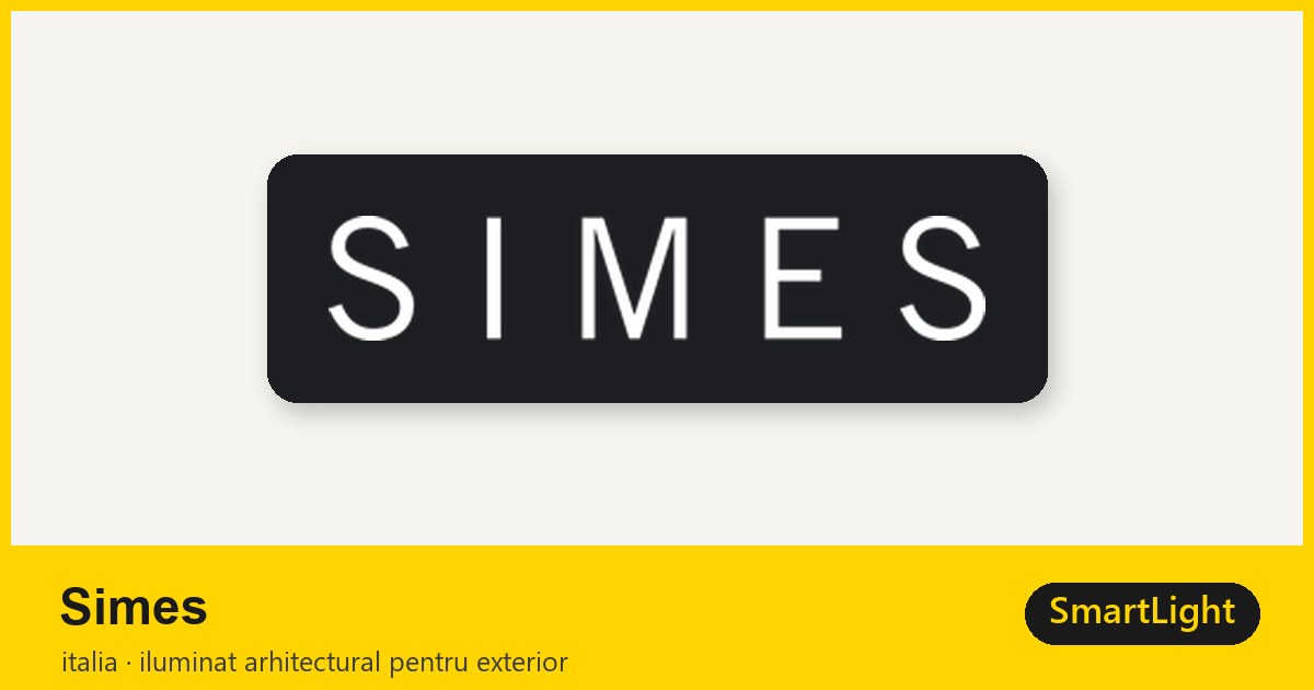 Simes — iluminat arhitectural italian de exterior
